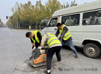 質(zhì)檢中心聯(lián)合開(kāi)展技術(shù)攻堅(jiān) 科學(xué)搶修S236項(xiàng)目路面坑槽